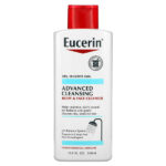 Advanced Cleansing, очищающее средство для тела и лица, без отдушек, 500 мл (16,9 жидких унций) — Eucerin