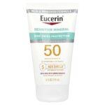 Sensitive Mineral, легкий солнцезащитный лосьон, SPF 50, без отдушек, 118 мл (4 жидк. унц.) — Eucerin