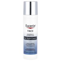Face, иммерсивный увлажняющий ночной крем, без отдушек, 71 г (2,5 унции) — Eucerin
