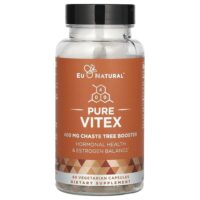 Pure Vitex, 60 вегетарианских капсул (400 мг на капсулу) — Eu Natural