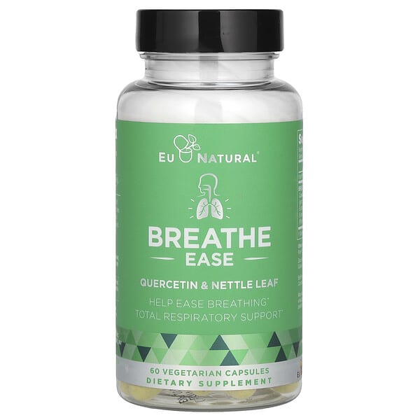 eun00814_v_42.jpg Breathe Ease, кверцетин и листья крапивы, 60 вегетарианских капсул — Eu Natural