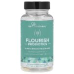 Flourish Probiotics, 30 вегетарианских капсул — Eu Natural