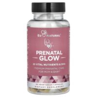 Prenatal Glow, 60 вегетарианских капсул — Eu Natural