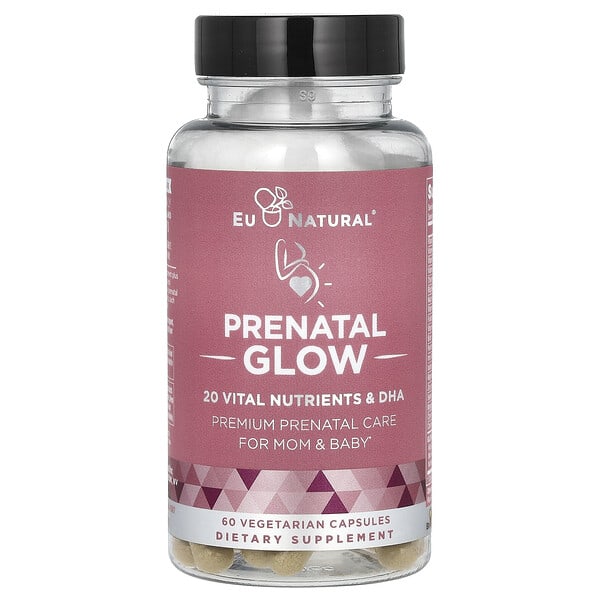 eun00821_v_40.jpg Prenatal Glow, 60 вегетарианских капсул — Eu Natural