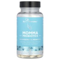Momma Probiotics, пре-и послеродовые пробиотики, 30 вегетарианских капсул — Eu Natural