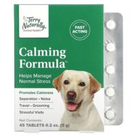 Успокаивающая формула, для собак, 45 таблеток, 5 г (0,2 унции) — Terry Naturally