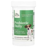 Probiotic Daily™, для собак, 60 жевательных таблеток, 37,5 г (1,32 унции) — Terry Naturally