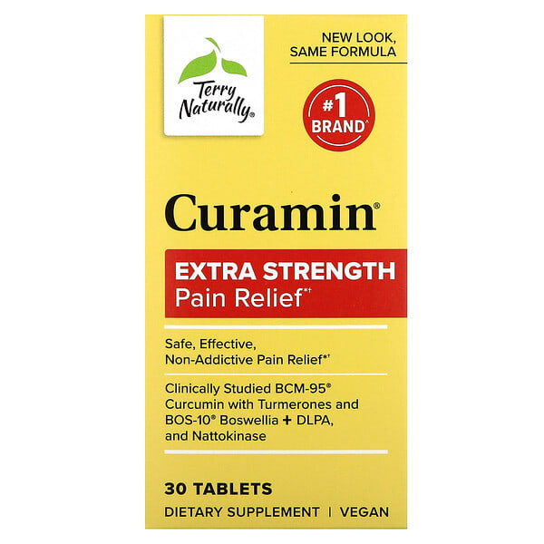 eur11203_v_20.jpg Curamin, обезболивающее, 30 таблеток — Terry Naturally