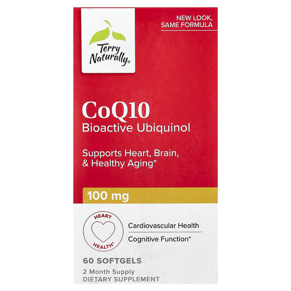 eur24406_v_44.jpg коэнзим Q10, биоактивный убихинол, 60 капсул — Terry Naturally