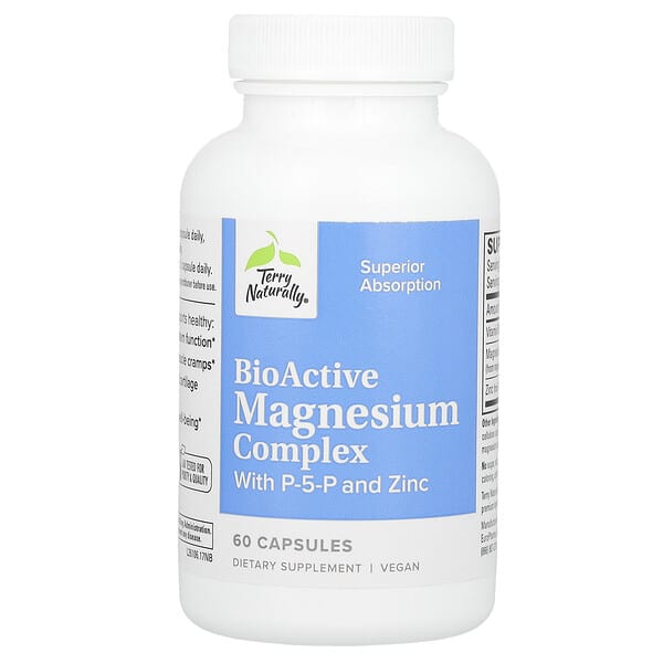 eur26106_v_14.jpg биоактивный комплекс магния с P-5-P и цинком, 60 капсул — Terry Naturally