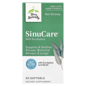 SinuCare™ с эвкалиптом, 30 мягких таблеток — Terry Naturally