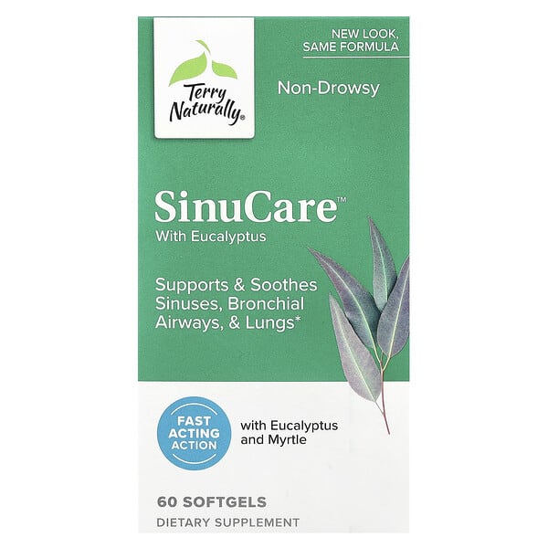 eur31006_v_31.jpg SinuCare™ с эвкалиптом, 60 мягких таблеток — Terry Naturally