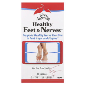 Healthy Feet & нервной системы, 60 капсул — Terry Naturally