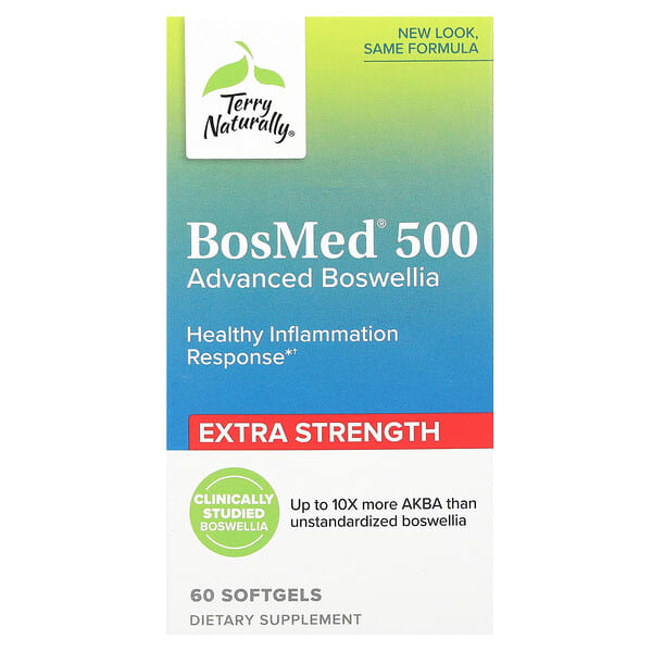 eur34306_v_72.jpg BosMed 500, босвеллия, улучшенная формула, 60 капсул (500 мг в 1 капсуле) — Terry Naturally