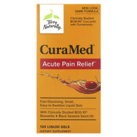 CuraMed, средство для снятия боли, 120 жидких гелей — Terry Naturally