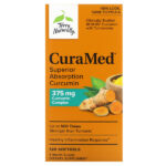 CuraMed, куркумин для превосходной усвояемости, 375 мг, 120 мягких таблеток — Terry Naturally