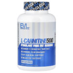 L-Carnitine500®, L-карнитин, 500 мг, 120 капсул — EVLution Nutrition