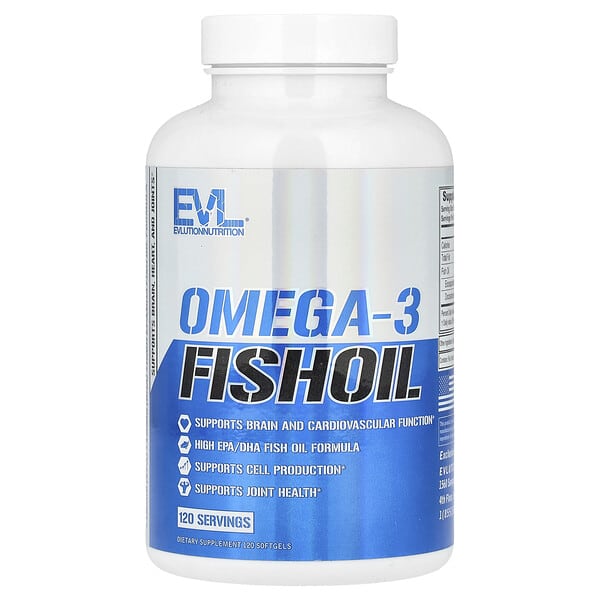 evl02026_v_93.jpg рыбий жир с омега-3, 1000 мг, 120 капсул — EVLution Nutrition