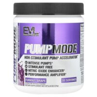 PumpMode®, Non-Stimulant Pump Accelerator, яростный виноград, 174 г (6,14 унции) — EVLution Nutrition