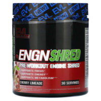 ENGN Shred, предтренировочный клочок, вишневый лайм, 249 г (8,8 унции) — EVLution Nutrition