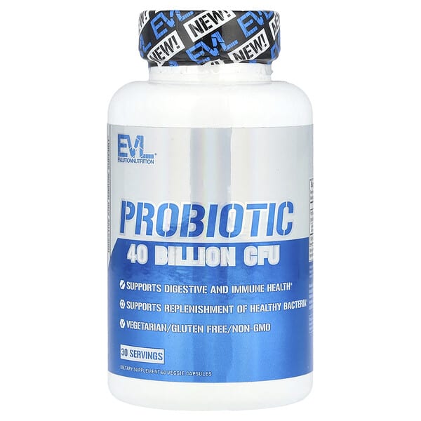 evl02062_v_79.jpg пробиотик, 60 растительных капсул — EVLution Nutrition