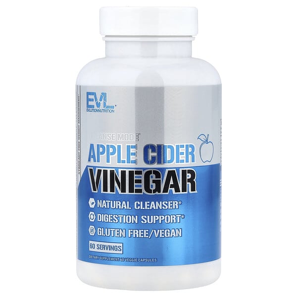evl02108_v_52.jpg Cleanse Mode®, яблочный уксус, 60 растительных капсул — EVLution Nutrition