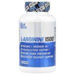 L-Arginine1500®, L-аргинин, 100 капсул (750 мг в 1 капсуле) — EVLution Nutrition