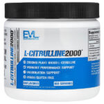 L-Citrulline 2000, L-цитруллин, без добавок, 200 г (7,5 унции) — EVLution Nutrition