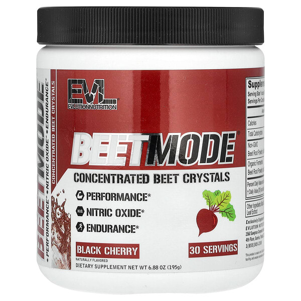 evl02255_v_40.jpg BeetMode, кристаллы концентрированной свеклы, черешня, 195 г (6,88 унции) — EVLution Nutrition