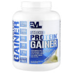 Stacked Protein®, гейнер, со вкусом ванильного мороженого, 2,72 кг (6 фунтов) — EVLution Nutrition