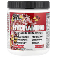 HydrAmino®, фруктовый пунш, 246 г (8,7 унции) — EVLution Nutrition