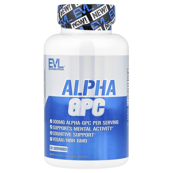 evl02752_v_35.jpg альфа-ГФХ, 60 растительных капсул (300 мг в 1 капсуле) — EVLution Nutrition