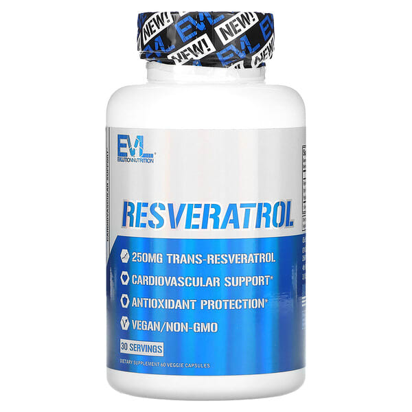 evl02813_v_8.jpg ресвератрол, 250 мг, 60 растительных капсул — EVLution Nutrition
