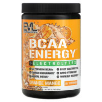 BCAA Energy Plus, электролиты, апельсин и манго, 333 г (11,7 унции) — EVLution Nutrition