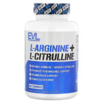 L-аргинин + L-цитруллин`` 120 растительных капсул — EVLution Nutrition