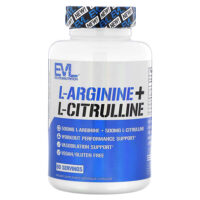 L-аргинин + L-цитруллин`` 120 растительных капсул — EVLution Nutrition