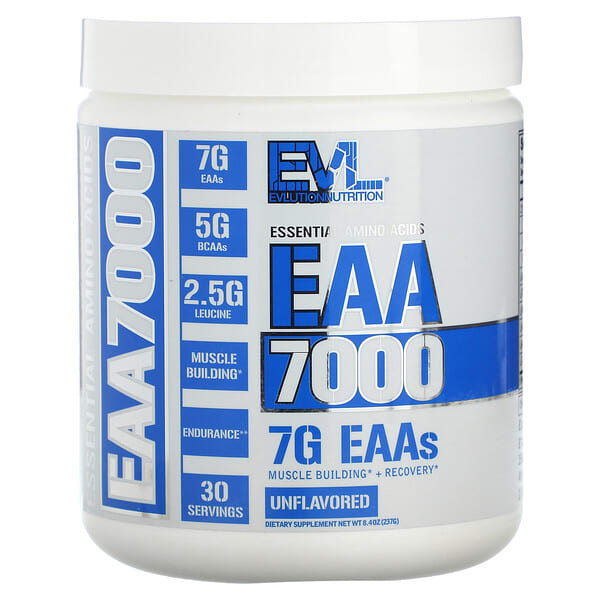 evl02934_v_8.jpg EAA 7000, без добавок, 237 г (8,4 унции) — EVLution Nutrition