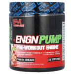 Enrn Pump, предтренировочный комплекс, со вкусом вишневого лаймада, 270 г (9,52 унции) — EVLution Nutrition