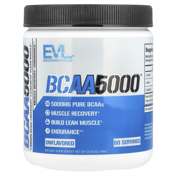evl08751_v_69.jpg BCAA5000, без вкусовых добавок, 300 г (10,58 унции) — EVLution Nutrition