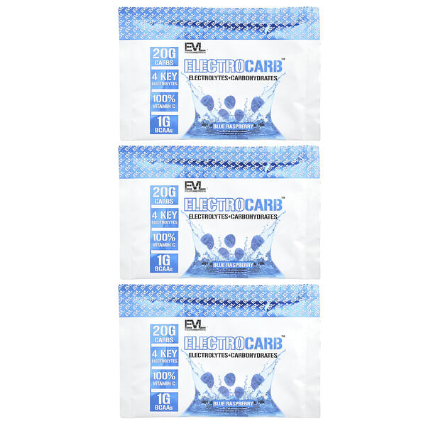 evl10062_v_3.jpg ElectroCarb™, голубая малина, 30 г (1,1 унции) — EVLution Nutrition