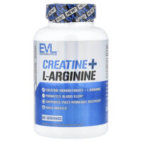 креатин с L-аргинином, 120 растительных капсул — EVLution Nutrition