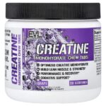 жевательные таблетки с моногидратом креатина, виноград, 90 таблеток — EVLution Nutrition