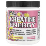 Creatine Energy™, розовый лимонад, 225 г (9 унций) — EVLution Nutrition