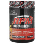 RPM, предтренировочный комплекс, тропический пунш, 351 г (12,4 унции) — EVLution Nutrition
