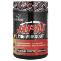 RPM, предтренировочный комплекс, тропический пунш, 351 г (12,4 унции) — EVLution Nutrition