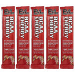 BCAA Energy®, фруктовый пунш, 5 пакетиков по 9,9 г (0,3 унции) — EVLution Nutrition