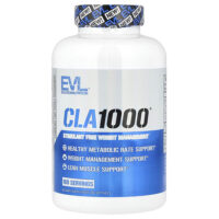 CLA1000®, средство для коррекции веса без стимуляторов, 180 капсул (1000 мг в 1 капсуле) — EVLution Nutrition