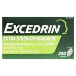 Excedrin, от головной боли, 200 капсул