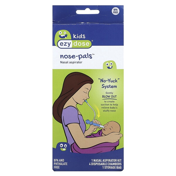 ezd01136_v_13.jpg Kids, Nose-Pals, назальный аспиратор, набор из 6 предметов — Ezy Dose