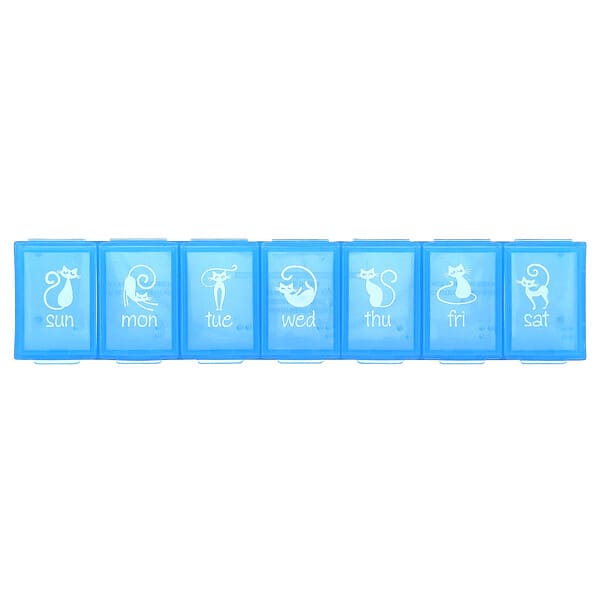 ezd01215_v_5.jpg Now Pets, еженедельный органайзер для таблеток, для кошек, большие, 1 шт. — Ezy Dose